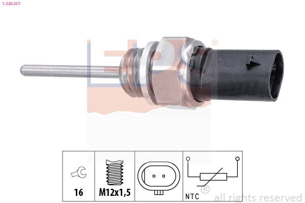 EPS Sensor, exhaust gas temperature Article number: 1.220.257 cheaply