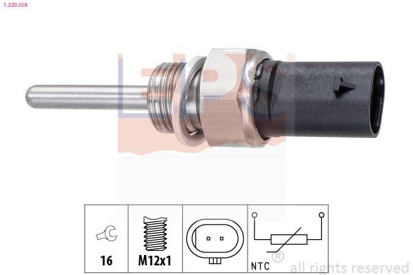 EPS Sensor, exhaust gas temperature Article number: 1.220.258 cheaply