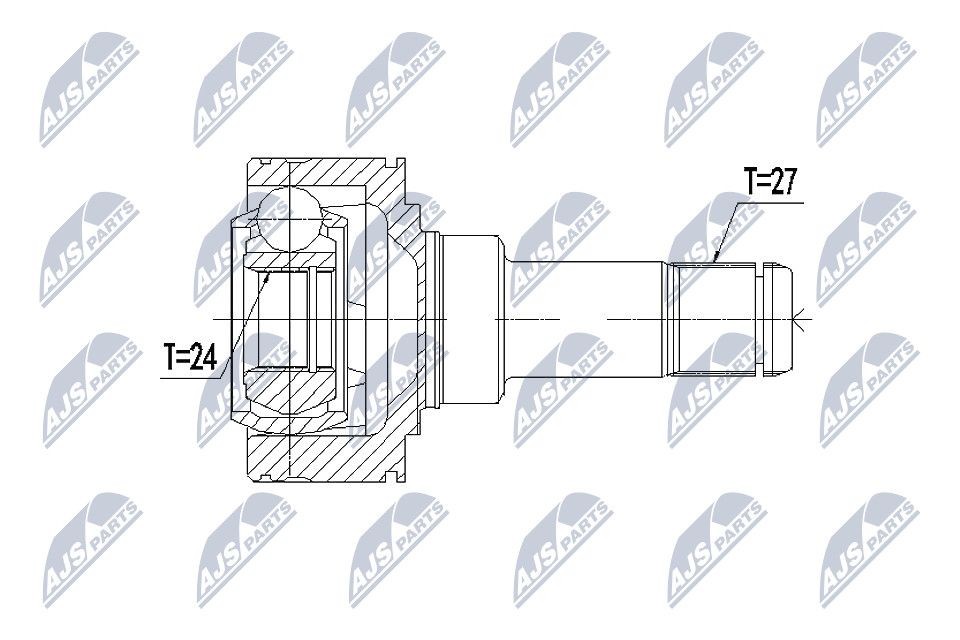 NTY Joint kit, drive shaft Article number: NPW-BM-057 cheaply
