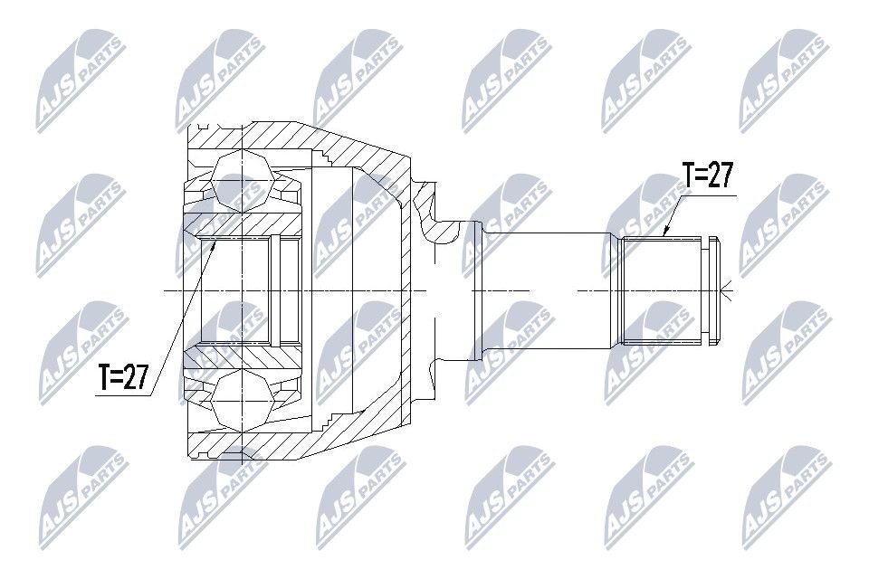 NTY Joint kit, drive shaft Article number: NPW-ME-081 cheaply
