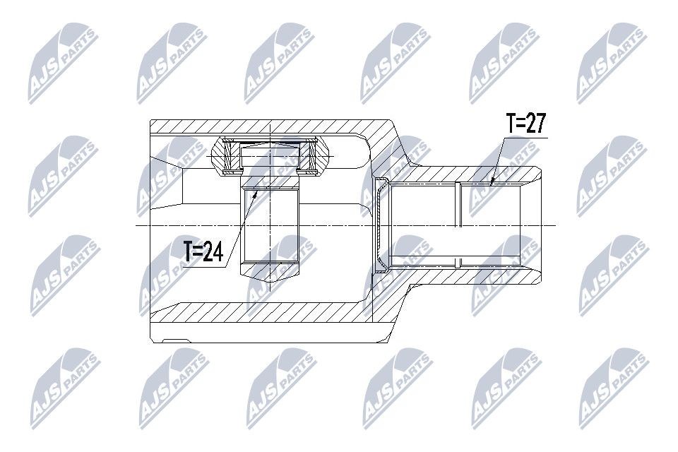 NTY Joint kit, drive shaft Article number: NPW-ME-087 cheaply