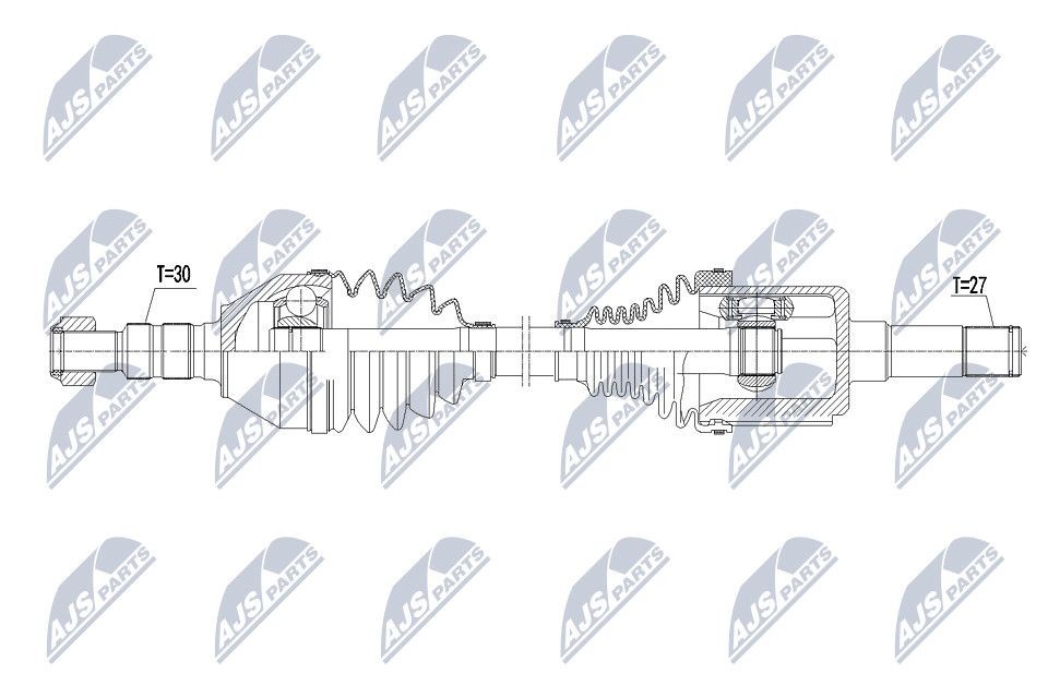 NTY Drive shaft Article number: NPW-PL-065 cheaply