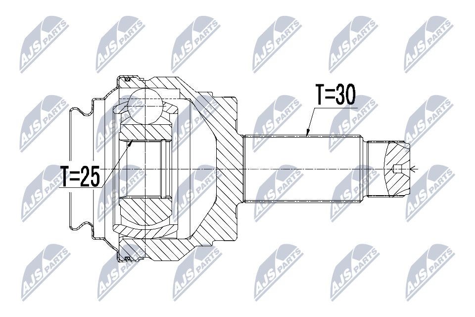 NTY Joint kit, drive shaft Article number: NPZ-BM-014 cheaply