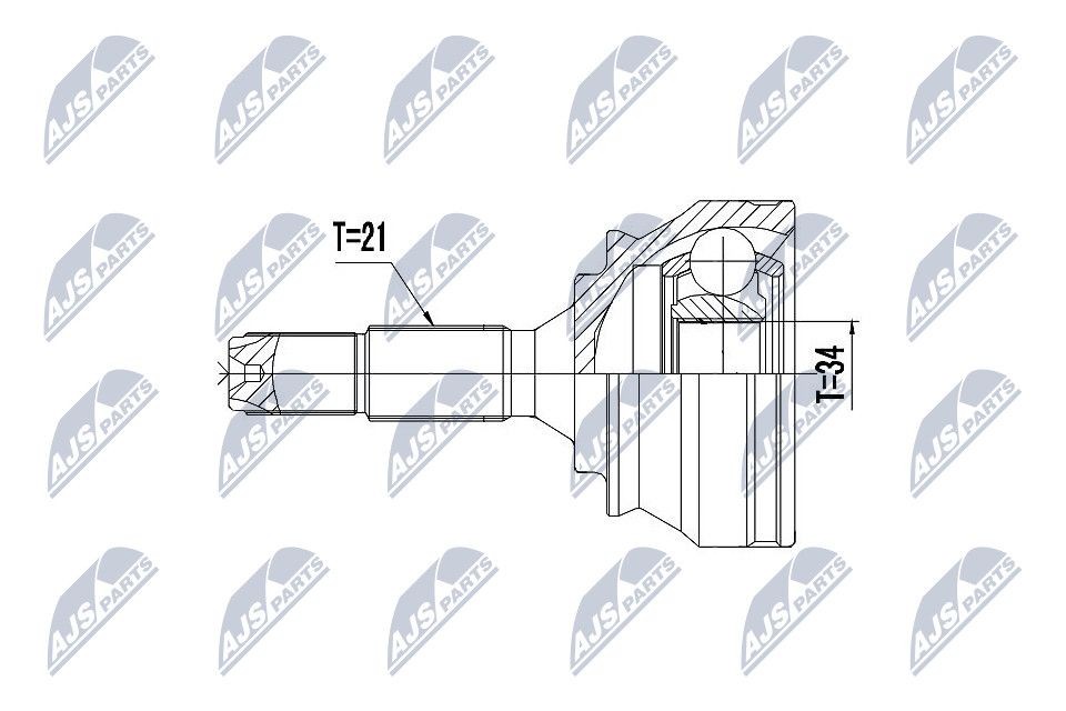 NTY Joint kit, drive shaft Article number: NPZ-PE-032 cheaply
