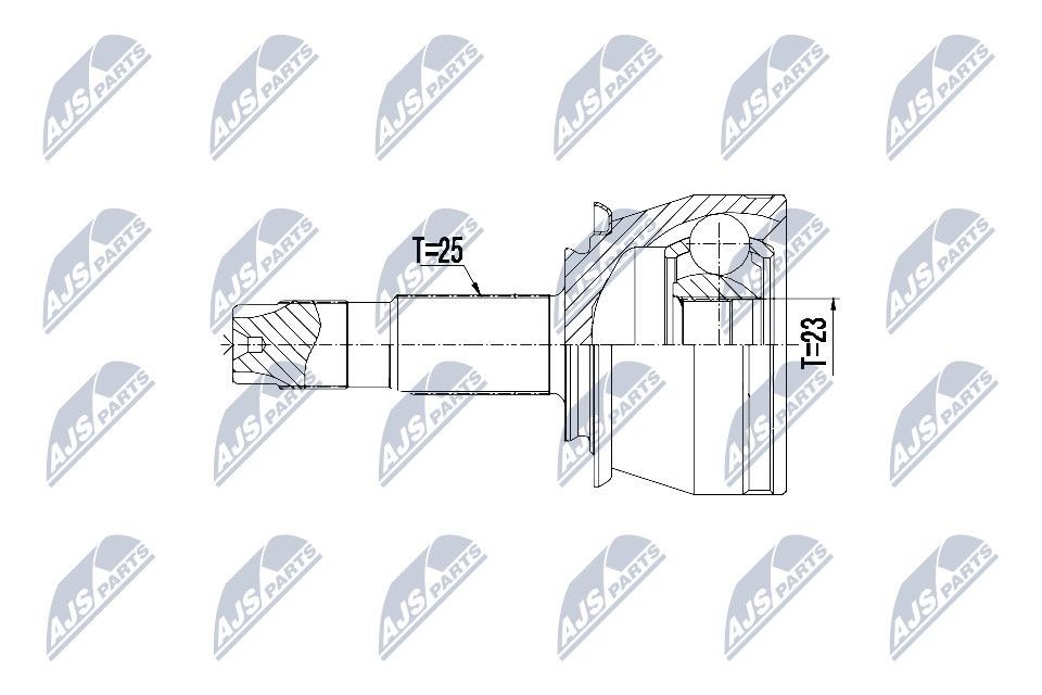 NTY Joint kit, drive shaft Article number: NPZ-PL-042 cheaply