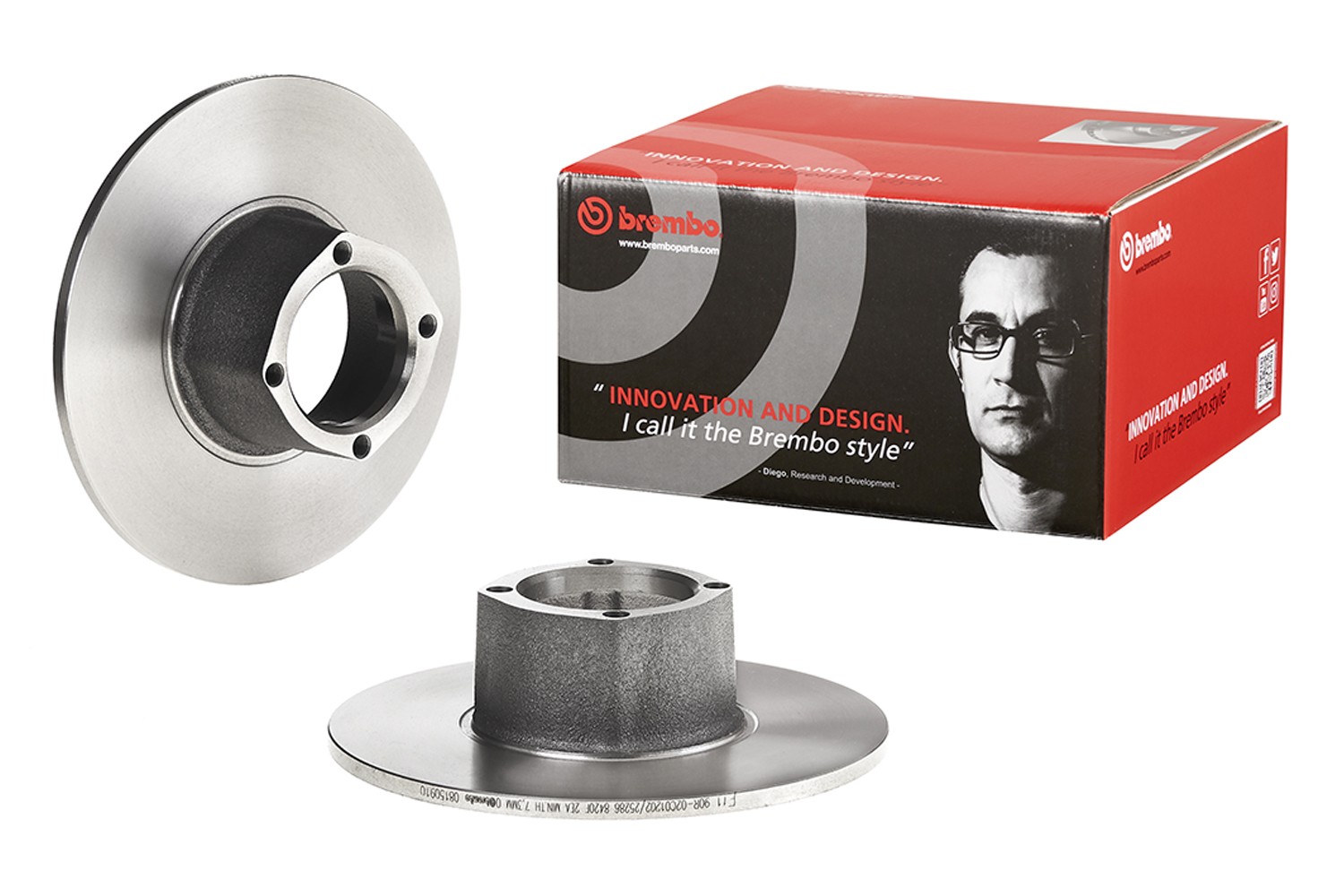 BREMBO Brake disc Article number: 08.1509.10 cheaply