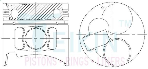 TEIKIN Piston Set Article number: 43232AG.100 cheaply