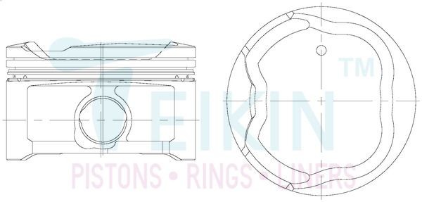 TEIKIN Piston Set Article number: 46360.100 cheaply