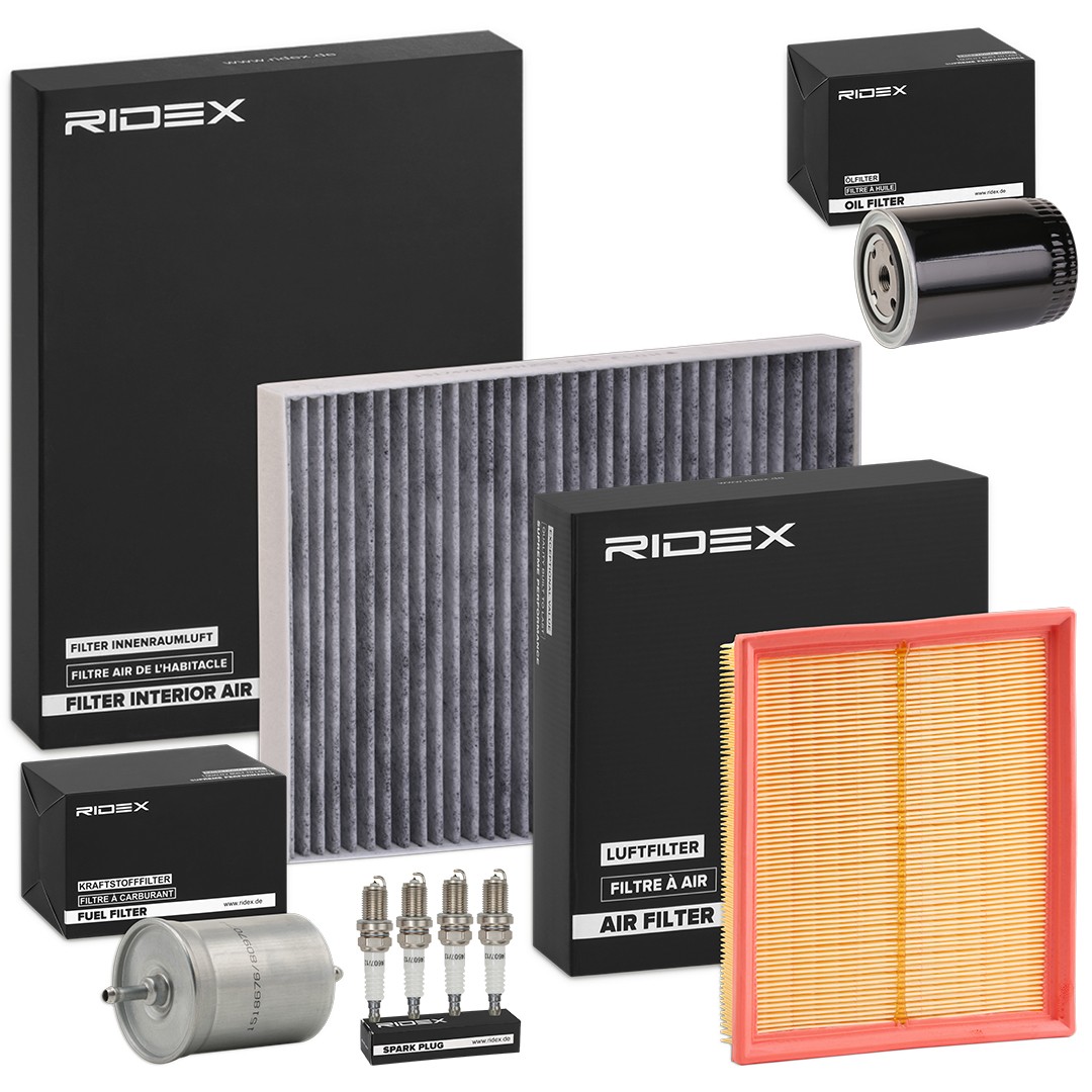 RIDEX 4682P0202 Osade komplekt, inspektsioon PASSAT 1.8 4motion 170 HP Bensiin 2005
