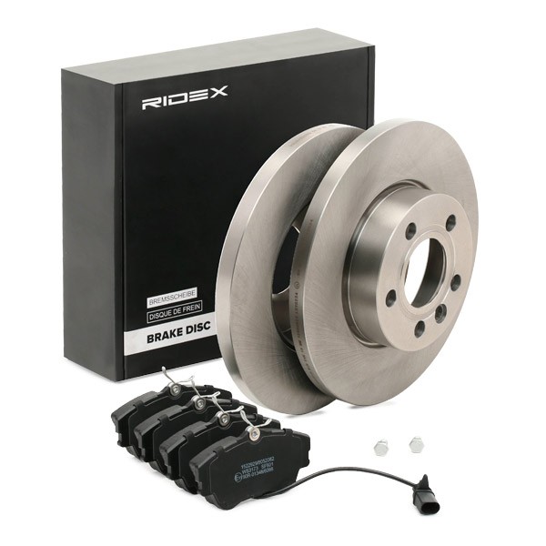 RIDEX Brake discs and pads set Article number: 3405B0483 cheaply