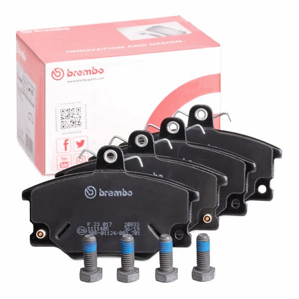 BREMBO Brake pad set Article number: P 23 017 cheaply