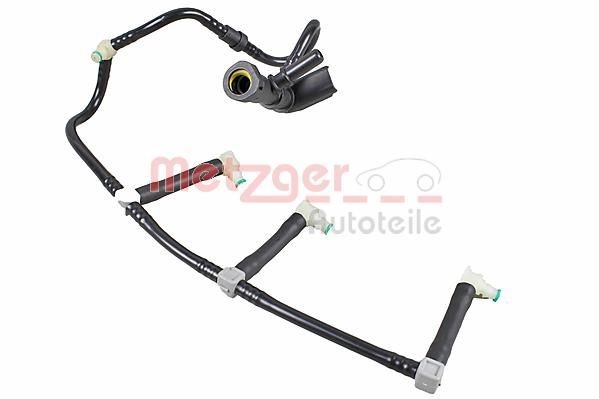 METZGER 0840130 Hose, fuel overflow MODUS 1.5 dCi 106 PS Diesel