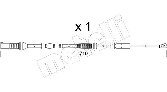 METELLI Brake pad wear sensor Article number: SU.376 cheaply