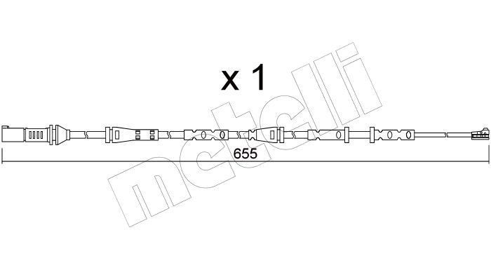 METELLI Brake pad wear sensor Article number: SU.378 cheaply
