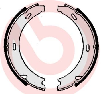 BREMBO Handbrake shoes Article number: S 50 508 cheaply