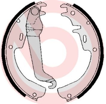 BREMBO Brake Shoe Set Article number: S 59 504 cheaply