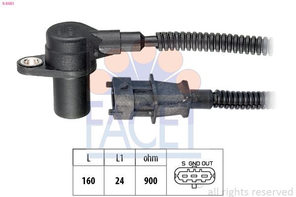 FACET Sensor, knastakselposition Varenummer: 9.0774 billige