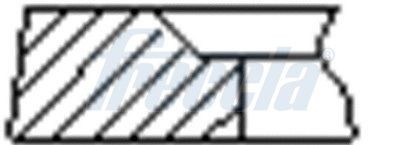 FRECCIA Piston Ring Kit Article number: FR10-500900 cheaply