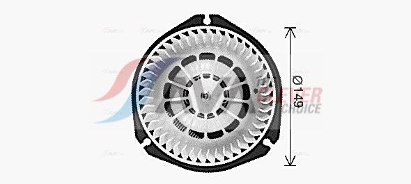 AVA COOLING SYSTEMS Електромотор, вентилатор вътрешно пространство артикулен номер: CT8082 евтино