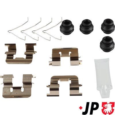 JP GROUP 1264004010 Σετ βοηθ. εξαρτημάτων, τακάκια φρένων OPTIMA 2.4 MPi 171 PS Βενζίνη