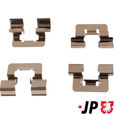 JP GROUP 1264005210 Set accesorii, placute frana INSIGNIA 2.8 V6 Turbo OPC 4x4 (68) 325 CP benzina 2017