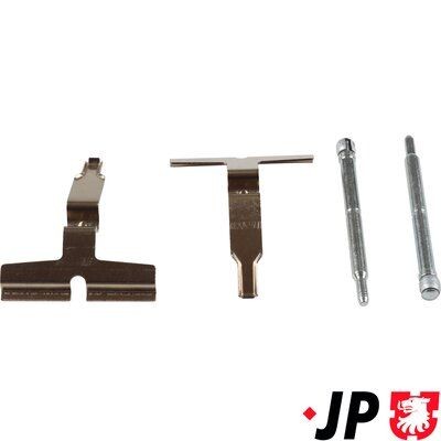 JP GROUP 1364003310 Σετ βοηθ. εξαρτημάτων, τακάκια φρένων C-class C 220 CDI 2.2 (202.193) 125 PS Πετρέλαιο 2001