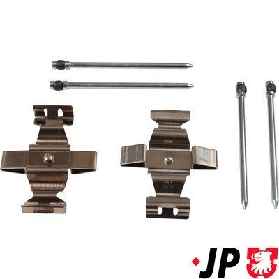 JP GROUP 1364004610 Σετ βοηθ. εξαρτημάτων, τακάκια φρένων C-class C 270 CDI 2.7 (203.216) 170 PS Πετρέλαιο 2007