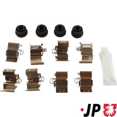 JP GROUP 3364002710 Lisakomplekt, ketaspiduriklotsid FREEMONT 2.0 JTD 4x4 170 HP Diisel