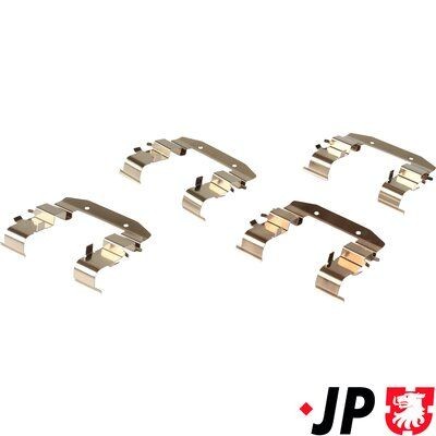 JP GROUP 3664002510 Lisakomplekt, ketaspiduriklotsid CEE'D 1.4 MPI 101 HP Bensiin 2018