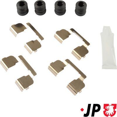 JP GROUP 4364004310 Lisakomplekt, ketaspiduriklotsid TWINGO 1.2 Turbo 100 HP Bensiin