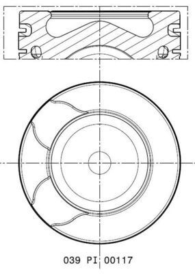 MAHLE ORIGINAL Stempel Varenummer: 039 PI 00117 000 billige
