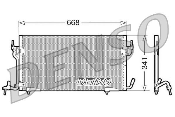 DENSO Kondensaator, kliimaseade Artikli number: DCN07010 soodsalt