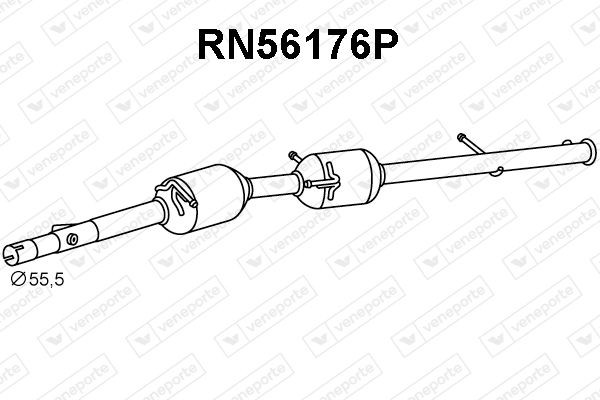 VENEPORTE SCR Catalytic Converter Article number: RN56176P cheaply