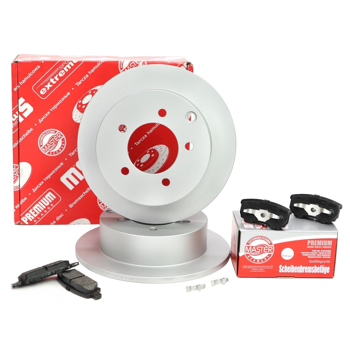 MASTER-SPORT Brake discs and pads set Article number: 201003450 cheaply