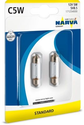 NARVA Bulb, licence plate light Article number: 171254000 cheaply
