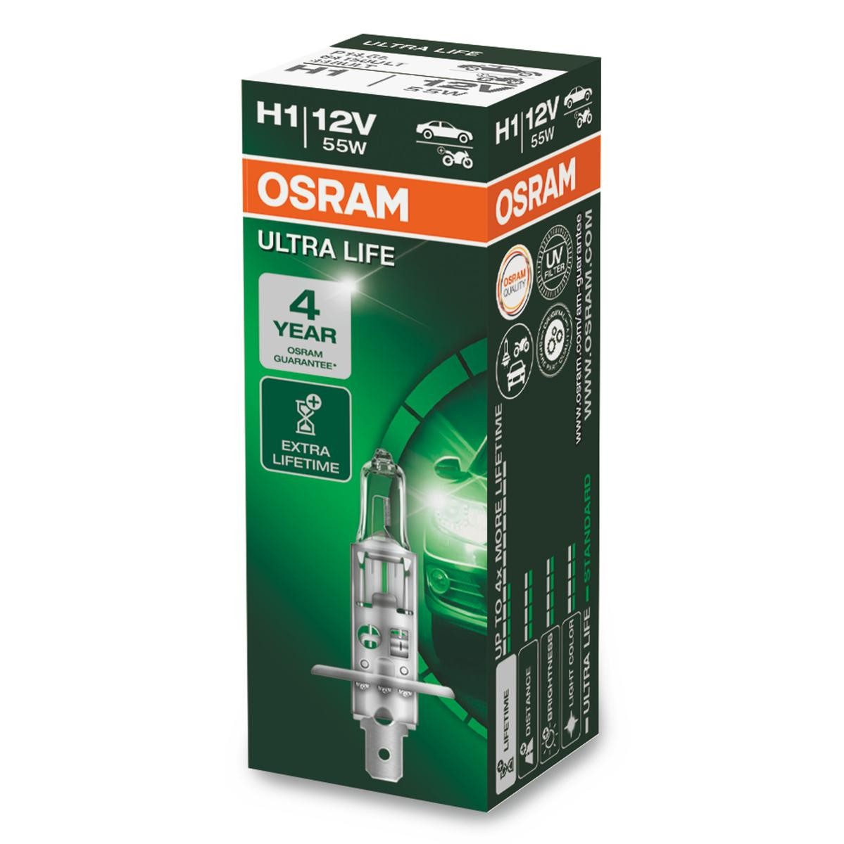 OSRAM Hõõgpirn, Kaugtuli Artikli number: 64150ULT soodsalt