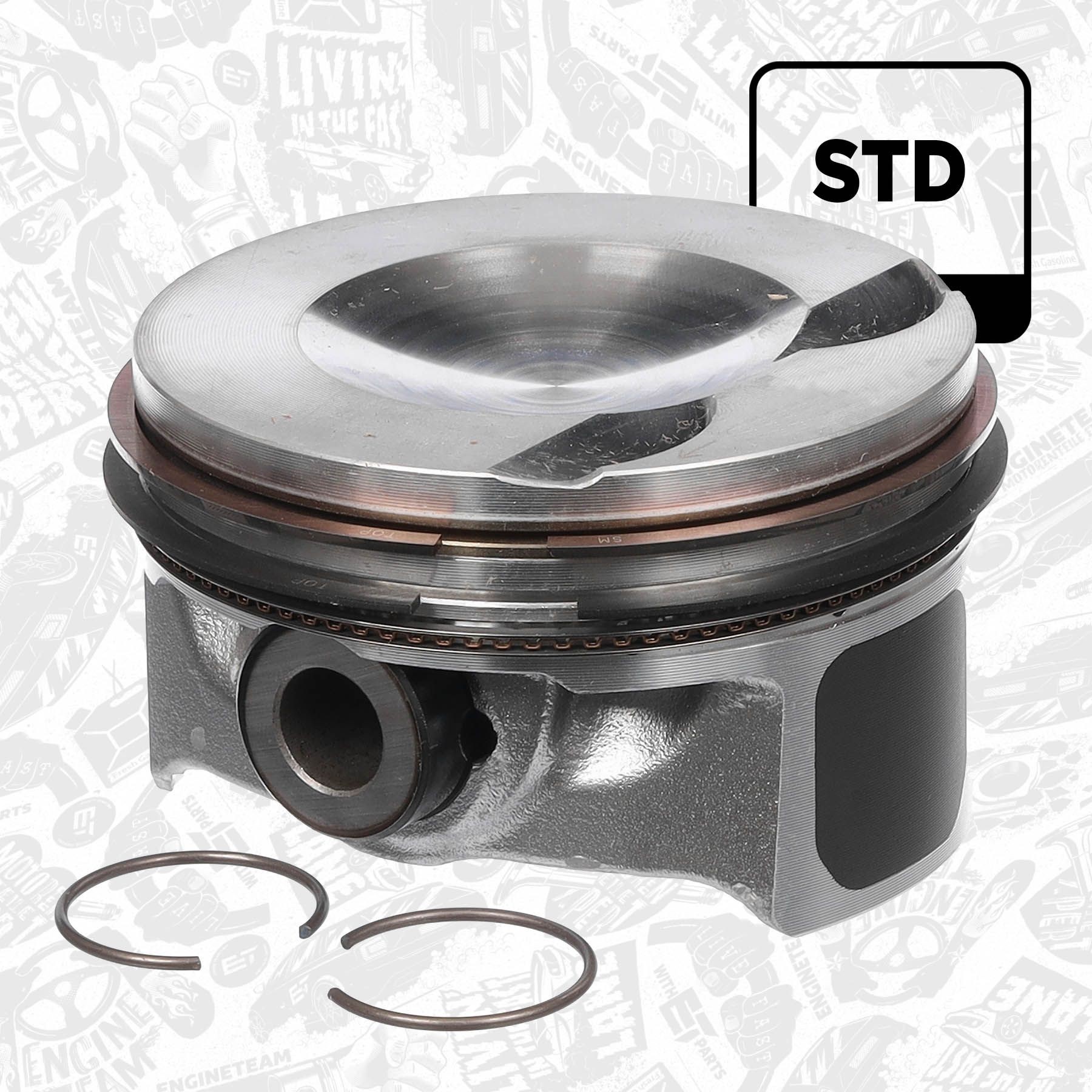 ET ENGINETEAM Piston Article number: PM010800 cheaply