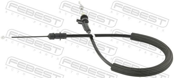 FEBEST 23104-B7RV1 Tõmbetross, autoukse lukustuse avamine PASSAT 3.6 FSI 4motion 280 HP Bensiin 2011