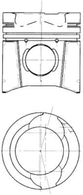 KOLBENSCHMIDT Piston Ring Kit Article number: 800039740000 cheaply