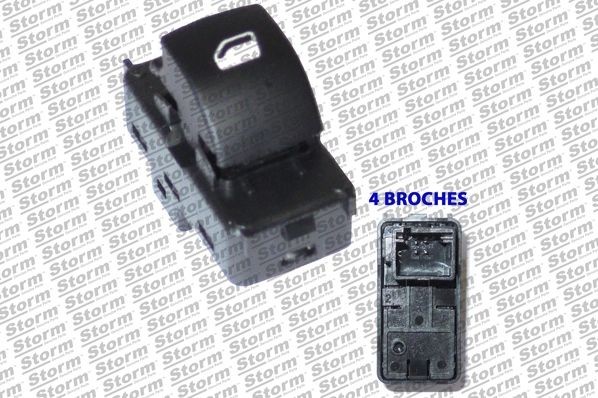 STORM QUALITY PARTS Kontakt, rudehejs Varenummer: 79755 billige