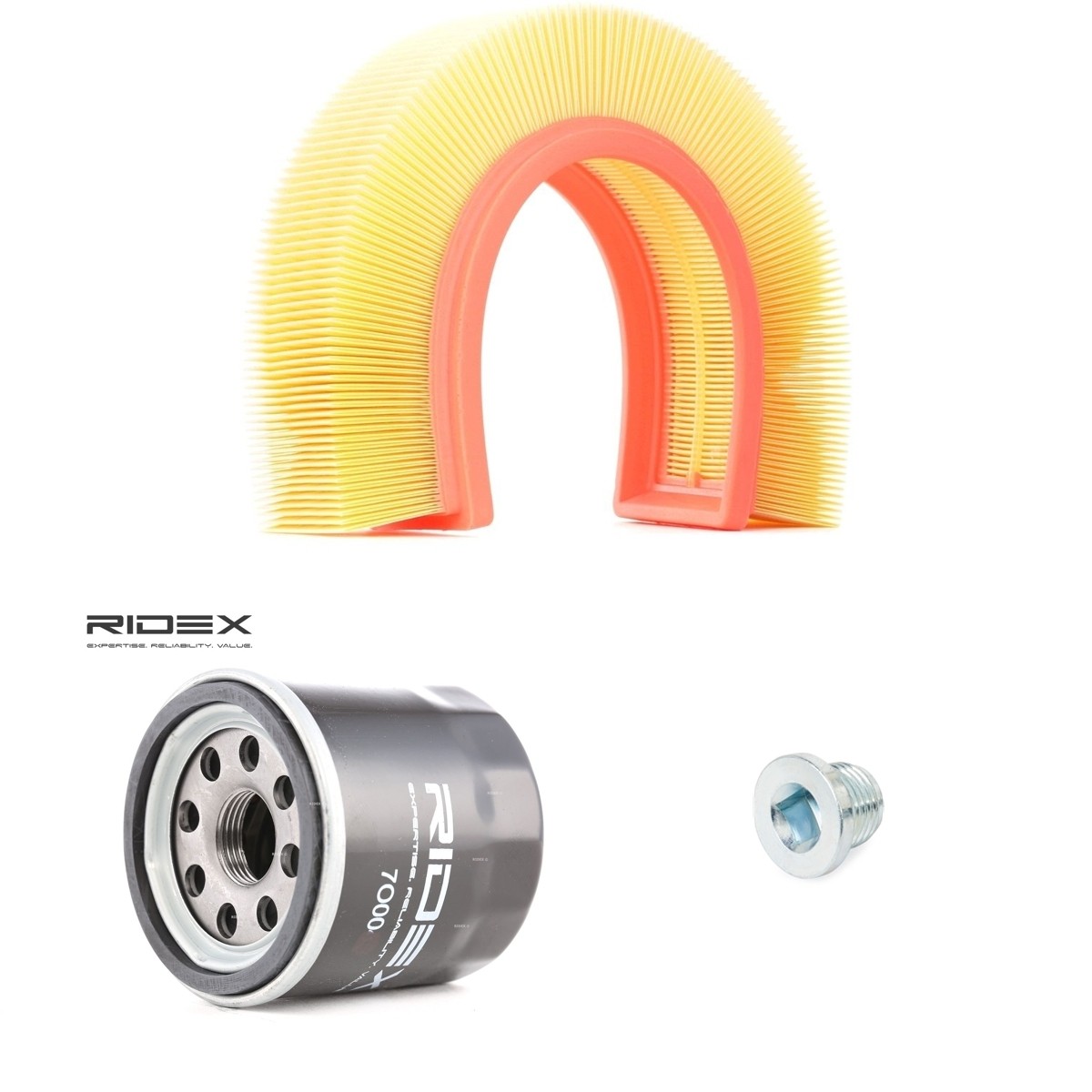 RIDEX Filter kit Varenummer: 4055F2063 billige