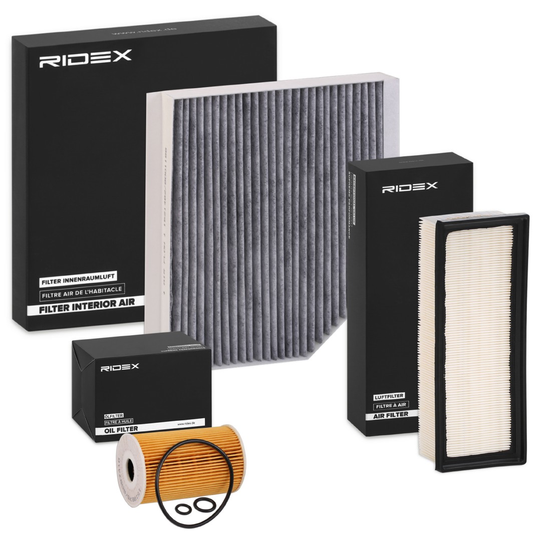 RIDEX Комплект филтри артикулен номер: 4055F2983 евтино