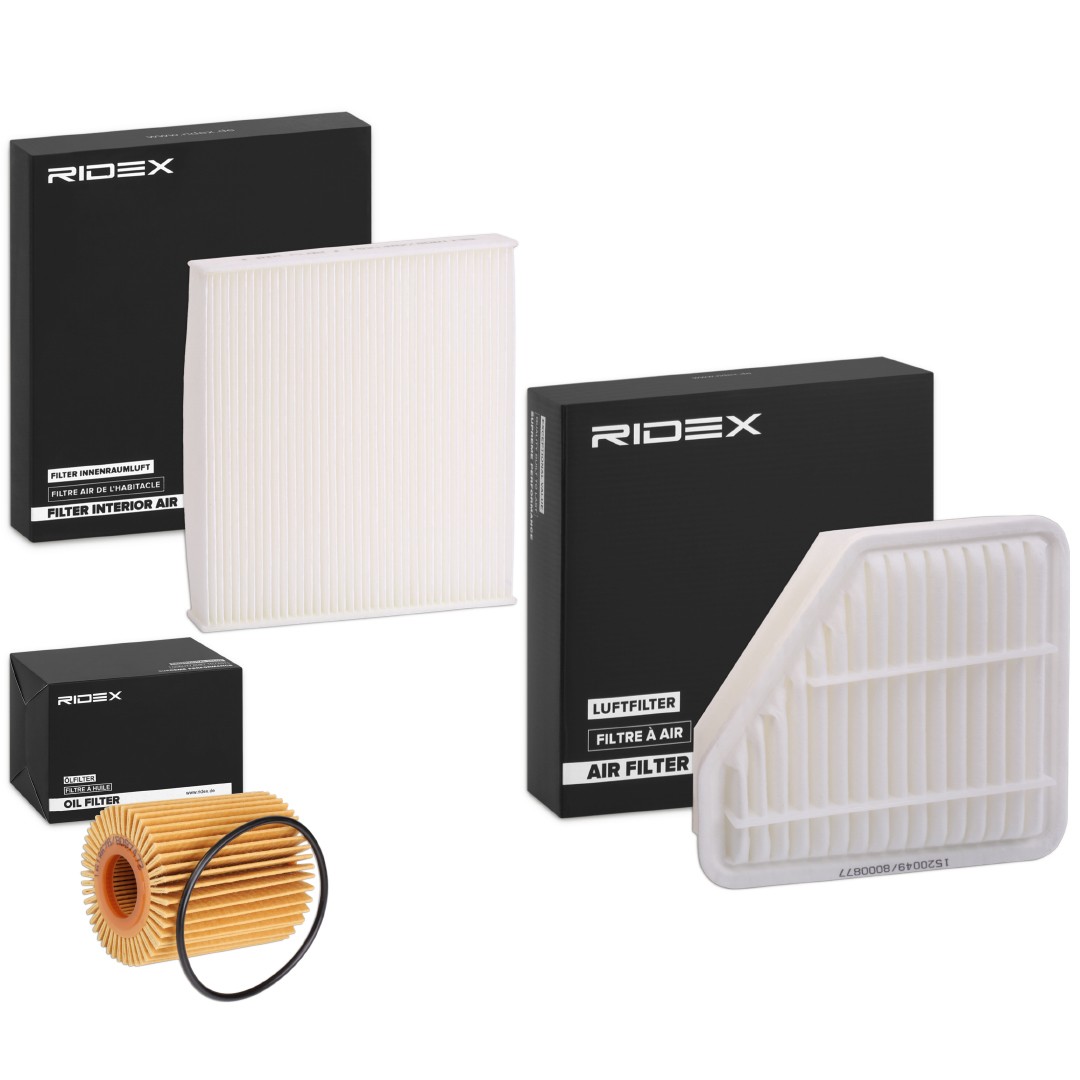 RIDEX Filter kit Article number: 4055F3621 cheaply