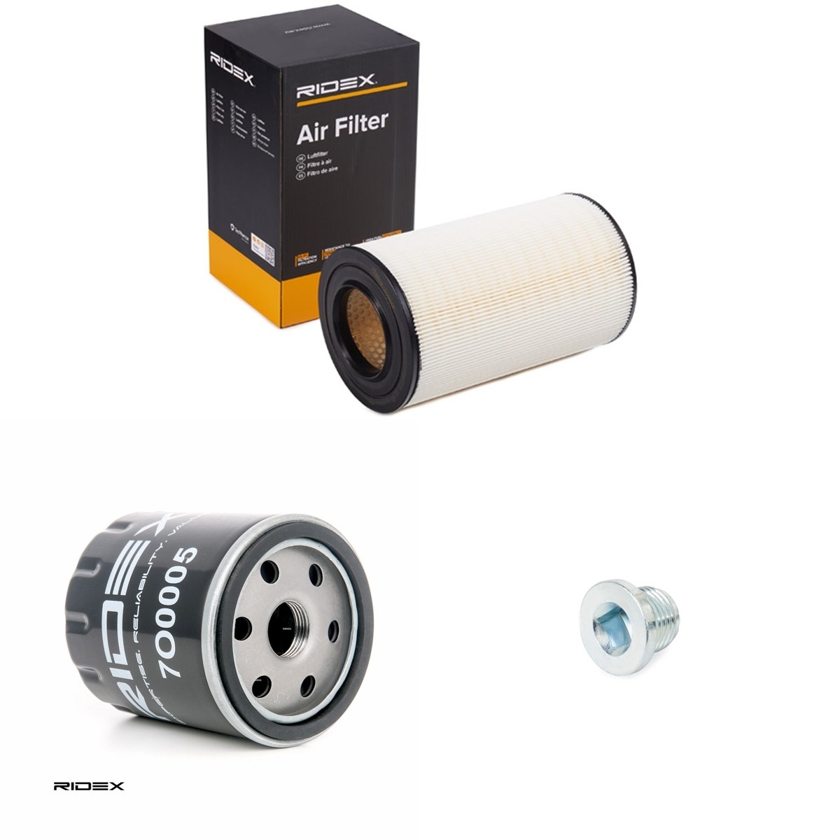 RIDEX Filter kit Article number: 4055F18920 cheaply