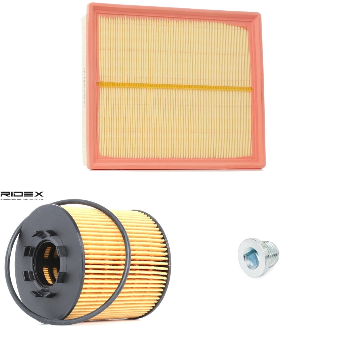 RIDEX Filter kit Varenummer: 4055F19289 billige