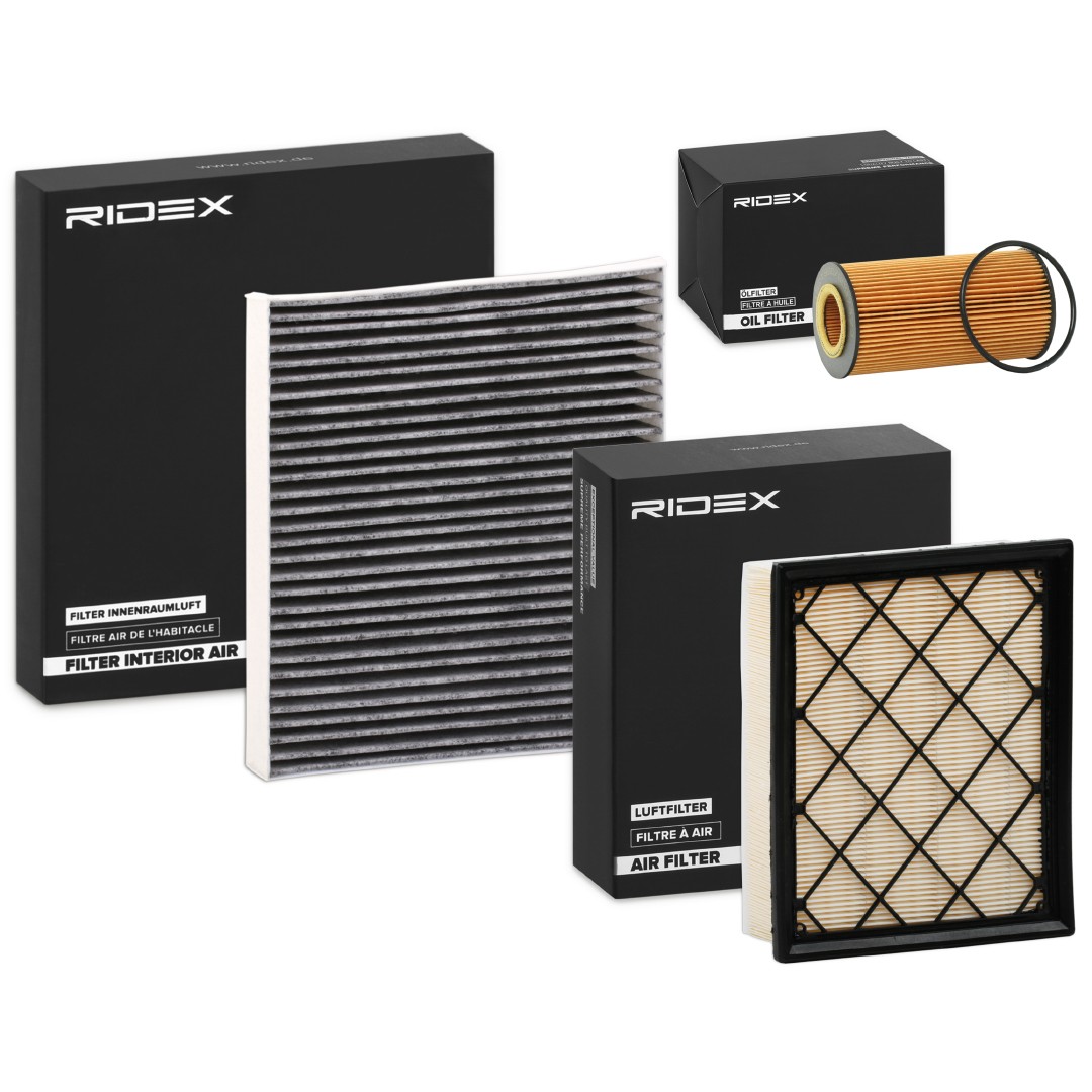 RIDEX Filter kit Varenummer: 4055F19626 billige