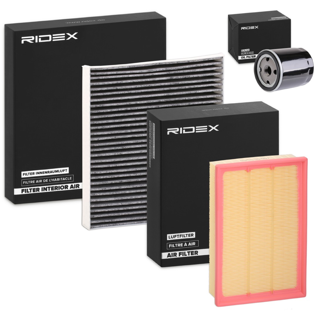 RIDEX Filter kit Varenummer: 4055F19939 billige