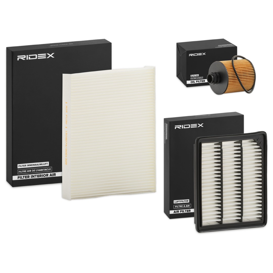 RIDEX Filter kit Article number: 4055F20417 cheaply
