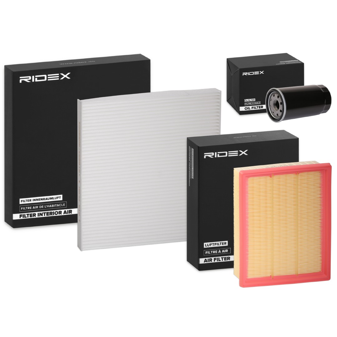RIDEX Filtersats Artikelnummer: 4055F20499 billigt