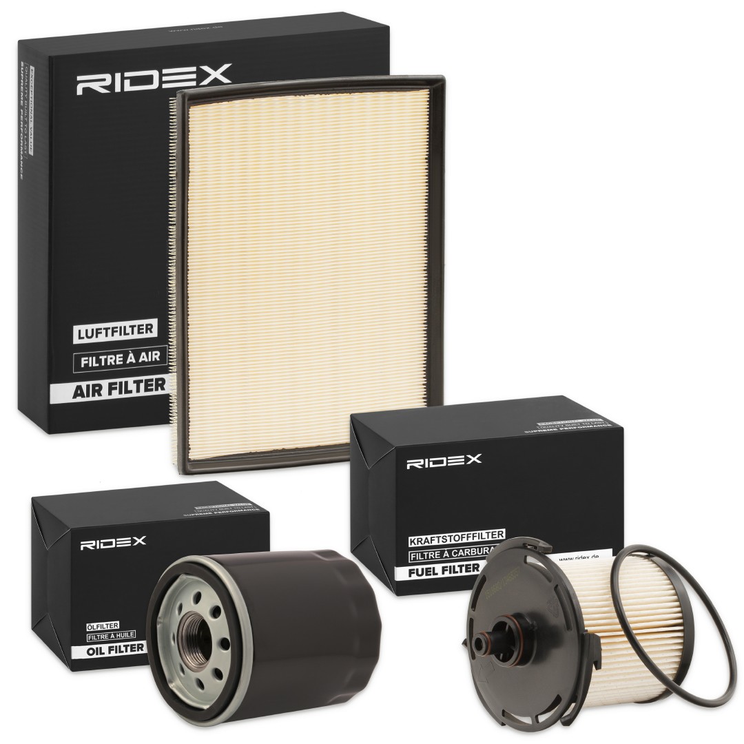RIDEX Filter kit Article number: 4055F23576 cheaply